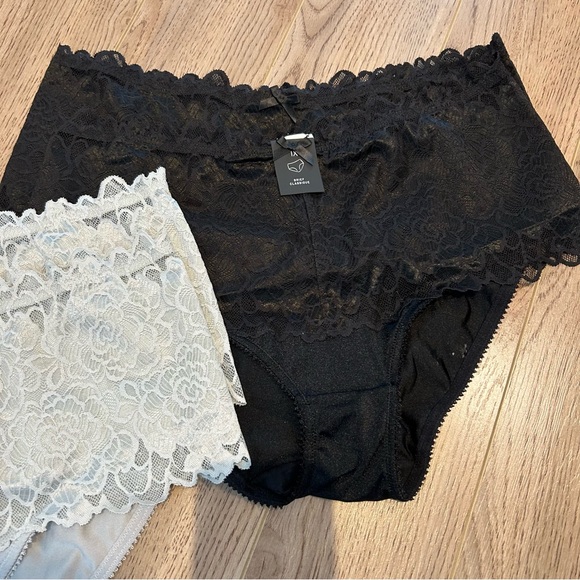 Dressé Size 1X Elegant Lace Women's Panties - Black and Gray - BRAND NEW - Picture 3 of 7